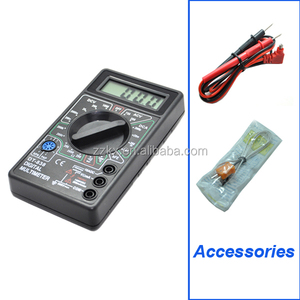 Multimètre numérique LCD 3 1/2 chiffres DVM, voltmètre, ampèremètre, test de diode, test de continuité, buzzer avec test de température DT838 - Product Image 3