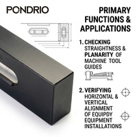 Niveau à bulle de précision industrielle 0,02 mm/m 150 mm pour alignement de machines-outils