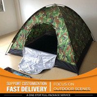 Tente de camping pliable multicouche pour quatre saisons, idéale pour l'alpinisme et les voyages en extérieur, abri camouflage pour plusieurs personnes
