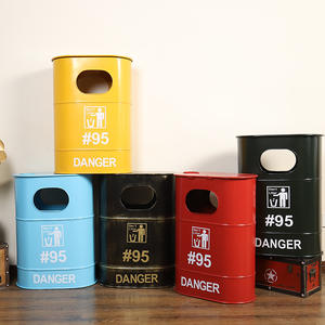 <span class=keywords><strong>Cubo</strong></span> <span class=keywords><strong>de</strong></span> <span class=keywords><strong>Basura</strong></span> Retro Americano, Estilo <span class=keywords><strong>Industrial</strong></span> Creativo, <span class=keywords><strong>Cubo</strong></span> <span class=keywords><strong>de</strong></span> <span class=keywords><strong>Basura</strong></span> Vintage <span class=keywords><strong>de</strong></span> Hierro <span class=keywords><strong>con</strong></span> <span class=keywords><strong>Pedal</strong></span>, Decoración para Oficina - Product Image 3