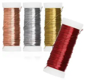 Low MOQ Color Can Be Customized Not Rust Colourful Diy Craft Galvanized Iron Wire