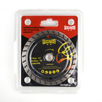 Lames de scie turbo diamantées pressées à chaud de qualité industrielle FENGTAI 115 mm 30T OEM épaisseur 2,0 mm pour couper le granit, le marbre et le béton