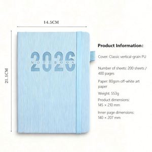 Agendas Personalizadas 2026, Libretas de Oficina Promocionadas, Cuadernos Diarios A5 con Logotipo - Product Image 3
