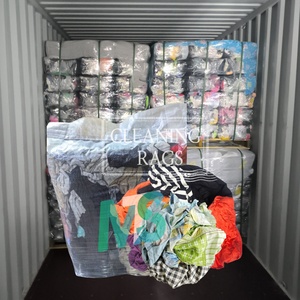 Trapos de Algodón de Alta Calidad, Trapos de Algodón Industriales de Colores Mezclados en Bolsas de 10 kg para Limpieza de Aceite - Product Image 1