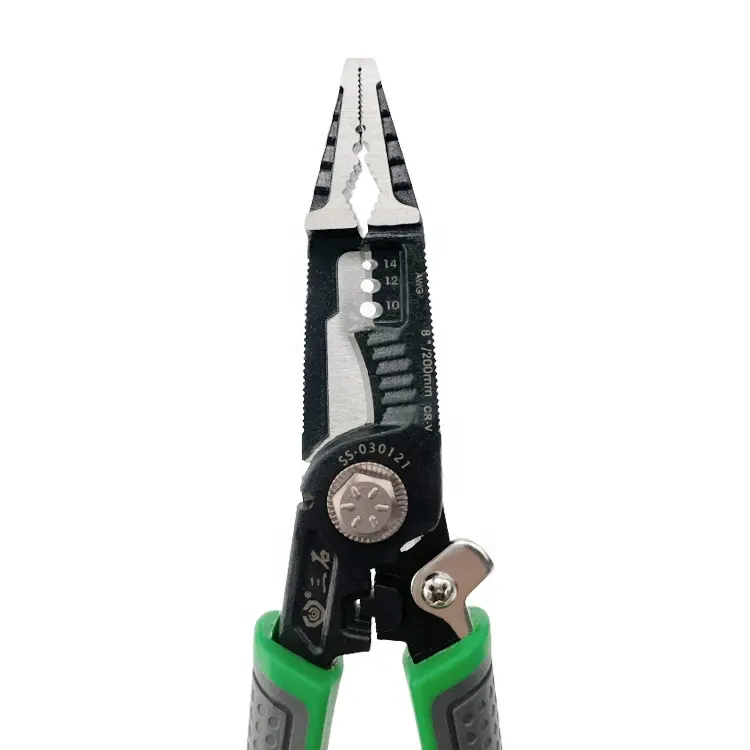 Wholesale Needle Nose Electrical Pliers With Wire Stripper Crimper Cutter Long Nose Multi Electrician Universal Pliers