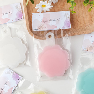 Kit de moules magiques pour fondant, 3 pièces, facile à utiliser, <span class=keywords><strong>mini</strong></span> tapis en silicone, grattoir en acrylique, outils de bricolage pour débutants - Product Image 3