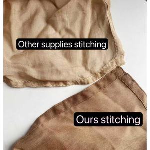 ブティックダブルニードルワイドエッジ右アングルモーダルコットンスカーフ通気性軽量ソリッドカラーモーダルコットンスカーフHijab - Product Image 6