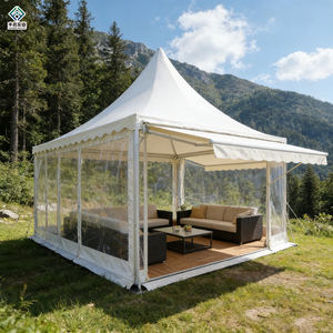 Tente de réception en PVC de haute qualité pour événements, mariages, salons professionnels, pagode extérieure, <span class=keywords><strong>barnum</strong></span>, tente de mariage, 3x3m, 4x4m, 5x5m - Product Image 3