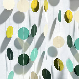 Bandera Triangular de algodón verde salvia y dorado, placa redonda con temática forestal, decoración de fiesta para el Día DE LA Tierra o cumpleaños - Product Image 4