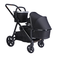 Poussette De bébé multifonctionnelle, grande taille, De luxe, double, avec panier, vente en gros
