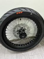Set Roda Ban Luar Surron Ultra Bee 17 Supermoto Motard Karet Depan/Belakang Hub Rim Kit Konversi Sepeda Motor Listrik Talaria