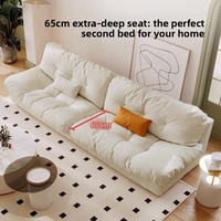Canapé Chesterfield trois places moderne en similicuir rembourré, multifonctionnel, avec structure en bois massif, pour salons d'hôtels et de villas
