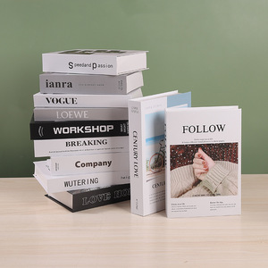 Libro Plegable Decorativo Master Gu, 10 Piezas de Colores Aleatorios, Novedad en Papel para Decoración del Hogar, Almacenamiento de Regalos - Product Image 1