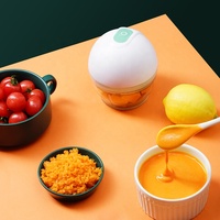 Minimáquina eléctrica para cocina, picadora de alimentos y verduras con carga USB, 150ml