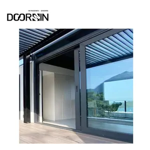 Florida Approved Large Patio Doors Modern Hurricane Impact Glass Triple Or Double Glazed Lift And Sliding Door