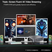 13TH Gen I9 12900H I7 13700H 13620H RTX4060 8G Mini PC Win11 2xDDR5 PCIE 4.0 WiFi6 Triple Display Desktop Gamer Mini Computer