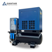 200 L 300 L 400 L 500 L Compresseur d'air industriel électrique rotatif à vis Compresseur d'air intégré 4 en 1 Sécheur d'air combiné