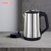 Bouilloire électrique sans fil en acier inoxydable OEM/ODM 2.0L New Kettles Bouilloire électrique avec protection contre le sec