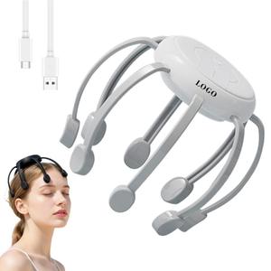 เครื่องนวดศีรษะแบบพกพา Huyo 0728 8 คลอว์ส  แบบสั่นสะเทือนอเนกประสงค์  ช่วยผ่อนคลายศีรษะทั้งหัว  ใช้งานไร้สายได้ 4 ชั่วโมง  ขนาดเล็ก  ชาร์จผ่าน USB - Product Image 2