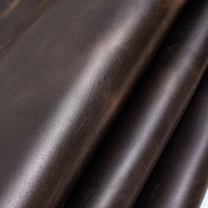 靴の色素材本革サプライヤーダークブラウンクレイジーホースレザー牛革牛本物の革フルグレイン牛革 - Product Image 6