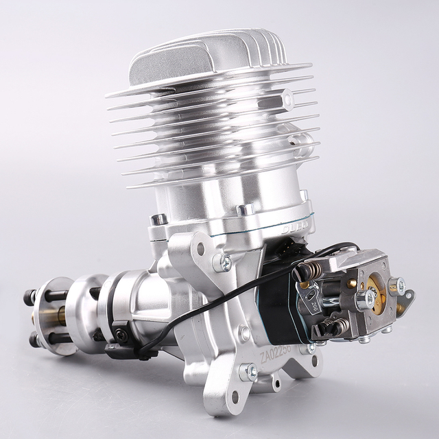 Hot DLE61 61CC GAS Engine for RC Airplane Fixed Wing Model Single Stroke DLE Two Exhaust Wind Cold Hands Start After Stroke