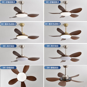 <b>Ceiling</b> Fan <b>Light</b> With Led <b>Light</b> Fixed Blade Fan For Living Room And Dining Room Silent Smart Inverter <b>Remote</b> <b>Control</b> - Product Image 2