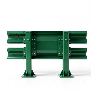Barrière de sécurité routière en W pour autoroute avec matériau Q345/Q235 galvanisé à chaud pour la sécurité routière, personnalisation en usine - Product Image 1