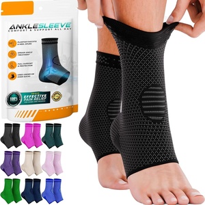 Soporte de Tobillo para Alivio de la Fascitis Plantar, Manga de Compresión para Tobillo para Mujeres y Hombres con Tendinitis - Product Image 1