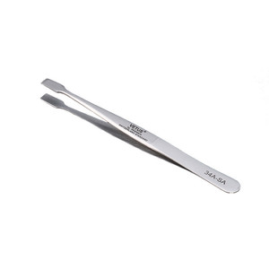 Pince à épiler à pointe plate Vetus 34A-SA en acier inoxydable antimagnétique à tête de pelle - Product Image 1