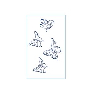 Nouveaux Autocollants <span class=keywords><strong>3D</strong></span> <span class=keywords><strong>Papillon</strong></span> Temporaires Tatouages Papillons et Fleurs Autocollants Colorés Art Corporel Tatouages Temporaires pour Femmes et Enfants - Product Image 4