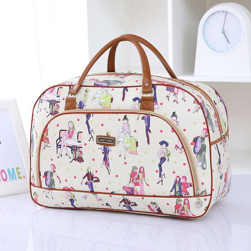 Short-Distance Travel Luggage Bag Small Large Sizes Direct Factory Sales Large Capacity Pu Leather Travel Bag for Men Women