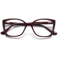 Monture de lunettes optiques Elan Optical YB8019, style œil de chat papillon européen et américain, pour femme, monture complète en acétate, vente directe usine