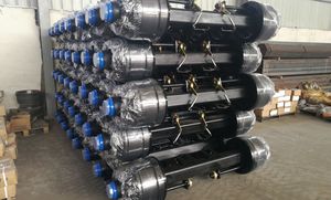 Lá Mùa Xuân Trục Treo Cho Xe Tải Rơ Moóc Trục Kit 11-25T Nhiệm Vụ Nặng Nề Bán Xe Tải Trục Phía Sau - Product Image 3