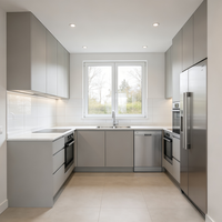 Services de construction d'architecture maison moderne française, maison contemporaine à deux étages avec garage, salon, chambre à coucher, 3D+