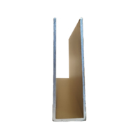 Nouveau design, profil en U super fin, flexible, courbe adaptable, surface série 6000, profil en aluminium, pliage CNC, soudage, découpe