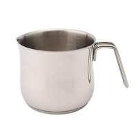 Casserole à lait en acier inoxydable 304 de qualité supérieure, prix d'usine, fond épais de 14 cm, triple épaisseur, polissage miroir