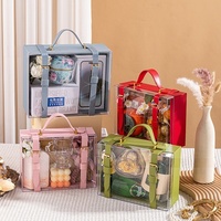 Boîtes de rangement en acrylique pour cadeaux, boîte vide pour offrir des cadeaux de luxe, emballage pour la Saint-Valentin, anniversaire, Noël