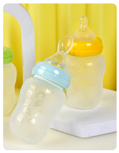 Biberón de silicona de boca ancha para pasta de arroz, con cabezal suave, cuchara de extrusión para alimentación de bebés, terapia de rehabilitación para personas mayores - Product Image 5