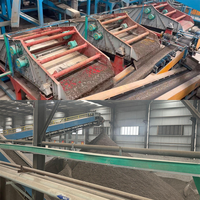 Crible vibrant de déshydratation pour les déchets de construction, les scories, le verre, le sable – Équipement de recyclage et de séparation solide-liquide