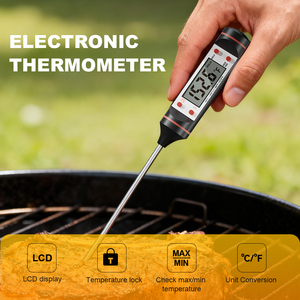 Thermomètre numérique à sonde TP101 avec écran LCD pour cuisine, barbecue et pâtisserie, précision 0,1°C (pile non incluse) - Product Image 3