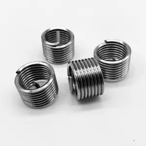 SS304 Wire Thread Insert M6*1.0 Helicoil Insert Factory Supply High Quality Fasteners And Steel Wire Screw Sleeve