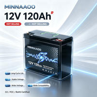 Baterai Deep Cycle 12V 120Ah untuk Penyimpanan Tenaga Surya Off Grid, RV, 4WD, Camping, Kelautan, Tegangan Stabil, Daya Tahan Lama, Bersertifikasi CE RoHS