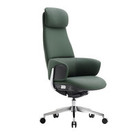 Mobilier de maison d'affaires confortable fauteuil de bureau en cuir ergonomique inclinable à dossier haut pour ordinateur Boss