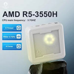 Genmachine Mini PC พร้อม AMD Ryzen 5 3550H Windows 11สูงถึง16GB แรม DDR4 2.1GHz-3.7GHz สำหรับพีซีเกมเมอร์คอมพิวเตอร์แบบทำมือ - Product Image 4