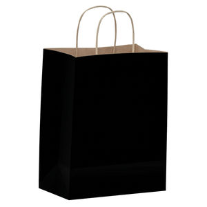 Bolsas de Papel Kraft Ecológicas con Logotipo Personalizado y Asas de Cuerda de Algodón para Empaque de Lujo, Zapatos, Ropa, Regalos para Pequeñas Empresas - Product Image 1