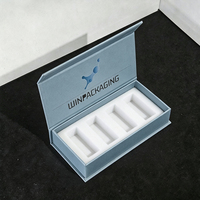 Caja de Cartón Magnética Personalizada para Frascos de 2ml, 3ml, 5ml y 10ml con Bandeja Transparente de EVA