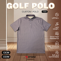 Kaos Polo Golf Berkualitas Tinggi dengan Kenyamanan Saat Bermain Golf dan Perlindungan UV untuk Pria, Grosir Partai Besar untuk Turnamen Golf