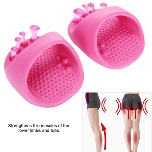 Correcteur d'alignement des pieds <span class=keywords><strong>en</strong></span> O/<span class=keywords><strong>X</strong></span>, séparateur d'orteils, redresseur, outil de yoga et de fitness <span class=keywords><strong>en</strong></span> silicone durable/respirant - Product Image 4