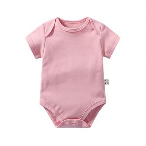 Ropa de Bebé de Manga Corta, Triangular, de Algodón Suave, Multicolor, Moderna, para Recién Nacidos, Niños y Niñas, para Gimnasio y Dormitorio - Product Image 2