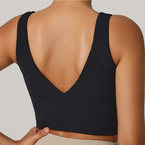 Top de Yoga Personalizado para Mujer, Chaleco Holgado de Poliéster, Camiseta sin Mangas Ligera, de Secado Rápido y Transpirable para Entrenamiento - Product Image 2